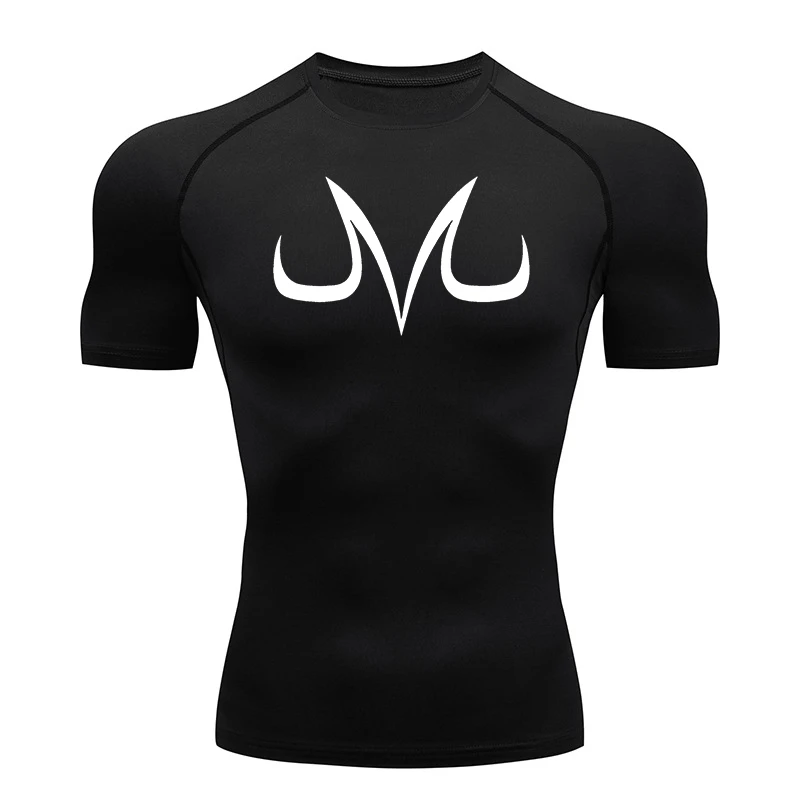 Base Layer Top - Graphic Short Sleeve Compression Shirt for