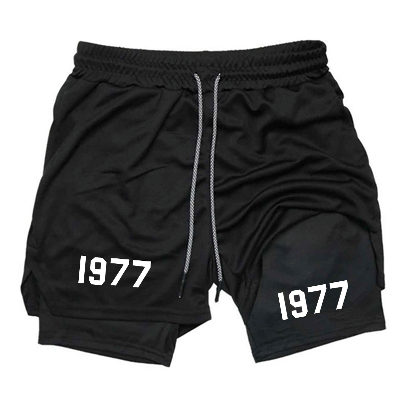 Compression Shorts Athletes - 남성용 2-in-1 스포츠웨어 짐 운동 반바지,