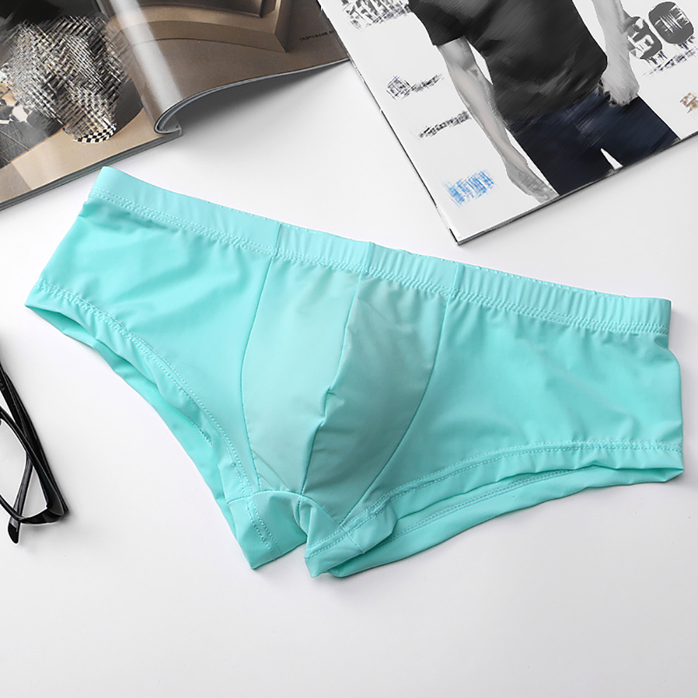 Pouch Boxer Pouch - 아이스 실크 속옷 복서 팬티 통기성