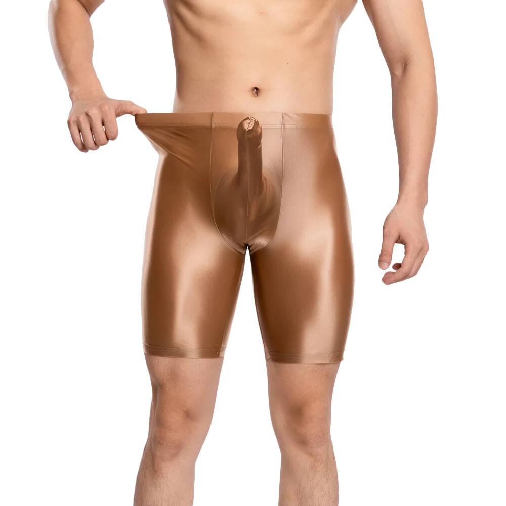 Pouch Boxer Pouch - 섹시한 남성 새틴 부드러운 콕링 복서