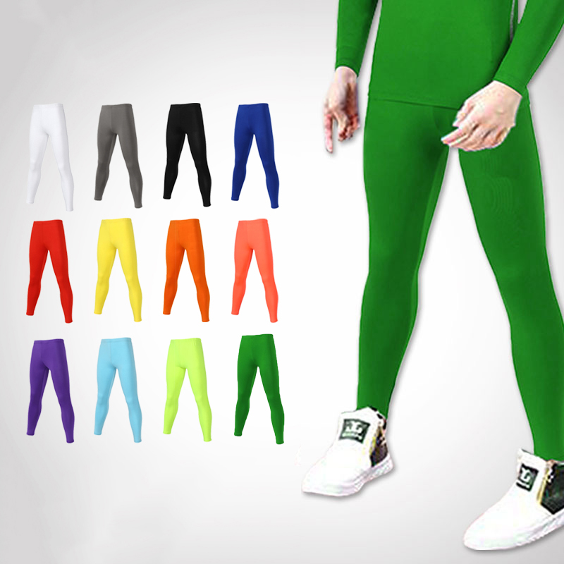 Compression Long Pant - 어린이 러닝 스타킹 체육관 ​​바지 어린이
