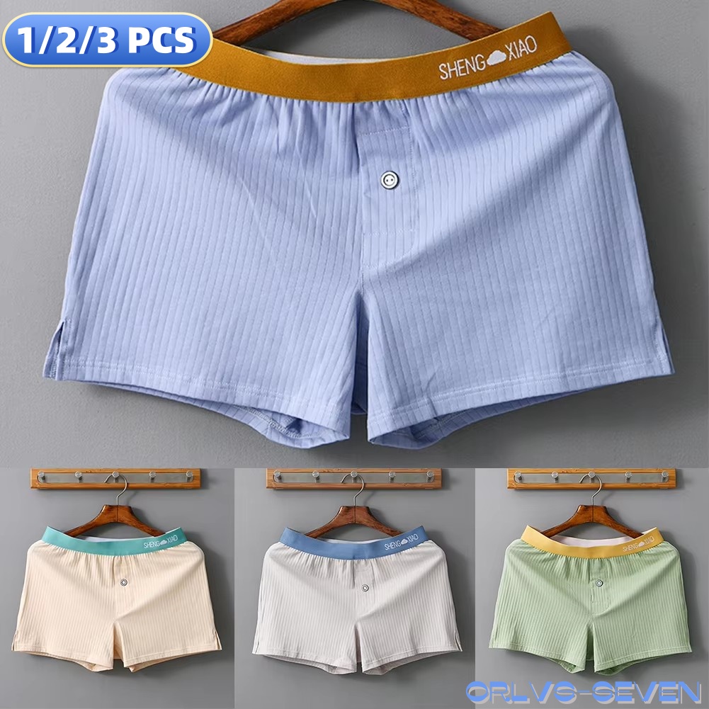 Boxer Brief Pack Cotton - 1/2/3 PCS 남자 팬티 코튼 솔리드