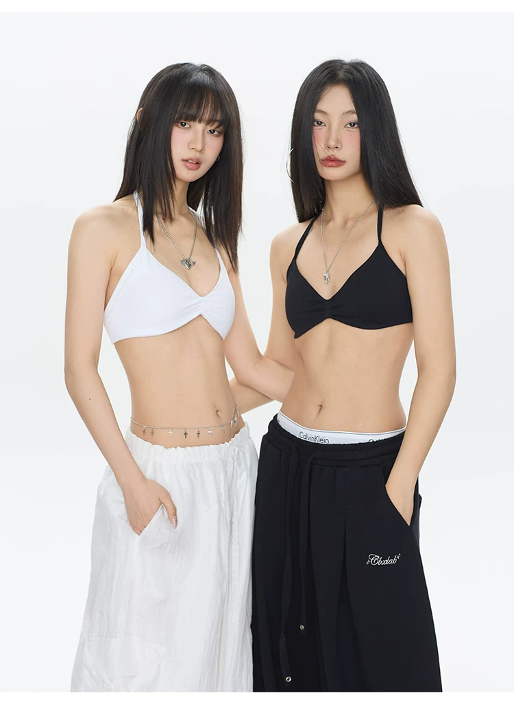 Suspender Tank Top - 섹시 비키니 스타일 심리스 스포츠 브라,