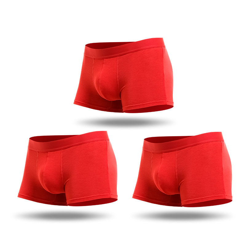 남성 속옷, 남성용 사각팬티, 돼지띠의 해를 위한 빨간 - Boxer Shorts Modal 리뷰 및 가격