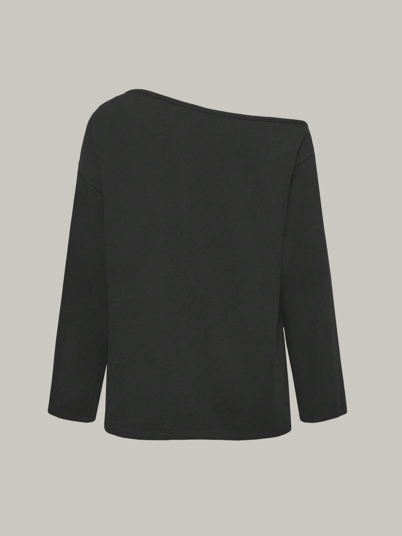 약간 경사진 어깨라인의 솔리드 컬러 루즈핏 긴팔 상의  - Base Layer Top 리뷰 및 가격