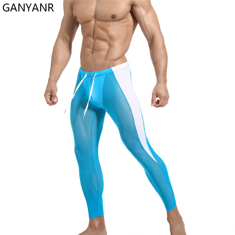 GANYANR 러닝 타이츠 남성용 압축 바지 스포츠웨어 - Compression Long Pant 리뷰 및 가격