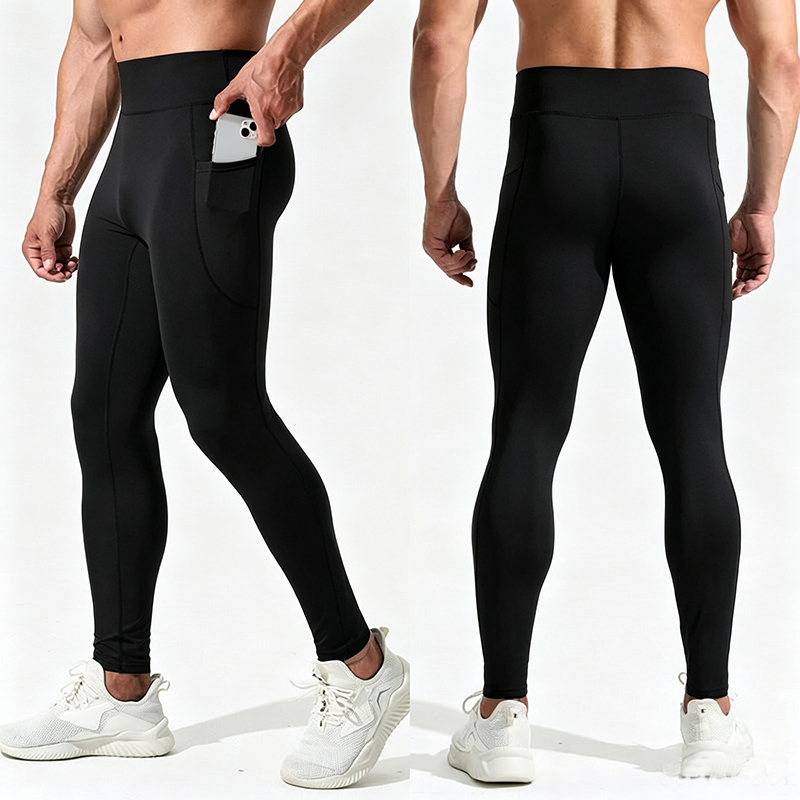 남성용 하이웨이스트 컴프레션 롱 팬츠 퀵 드라이 통기성 - Compression Long Pant 리뷰 및 가격