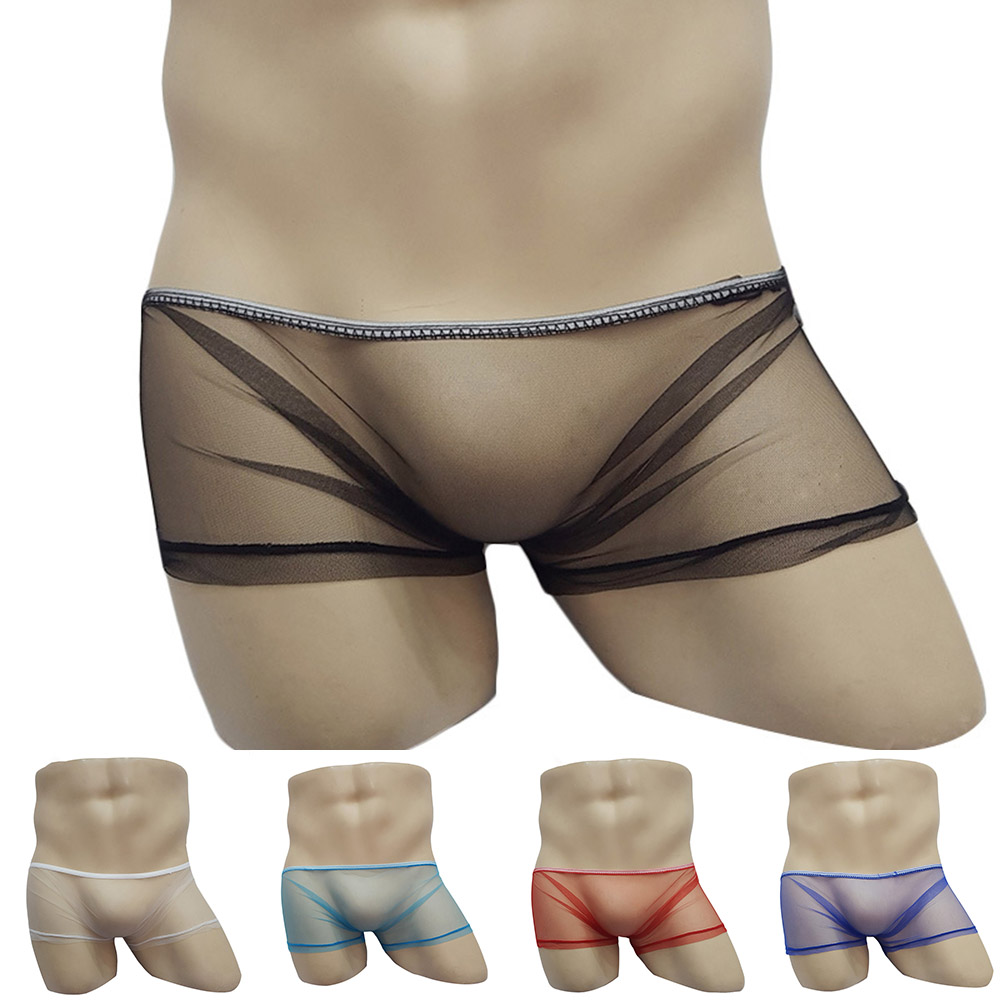 남성용 시스루 팬티, 핫한 남성을 위한 튤 비키니, 통 - Trunk Breathable Men 리뷰 및 가격