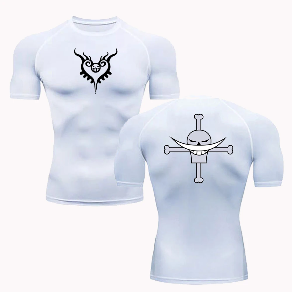 여름 남성용 자외선 차단 의류 애니메이션 티셔츠 피트니 - T Shirt Tight Fit 리뷰 및 가격