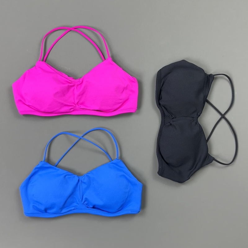 HISTELLO 프론트 러치드 크로스 백 스포츠 브라  - Suspender Tank Top 리뷰 및 가격