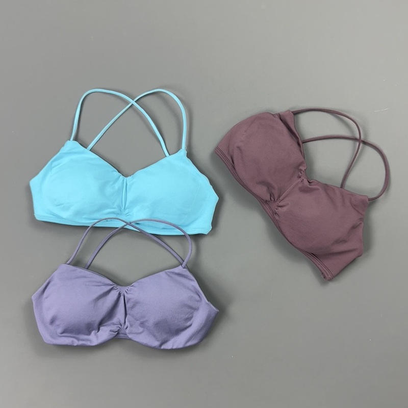HISTELLO 프론트 러치드 크로스 백 스포츠 브라  - Suspender Tank Top 리뷰 및 가격