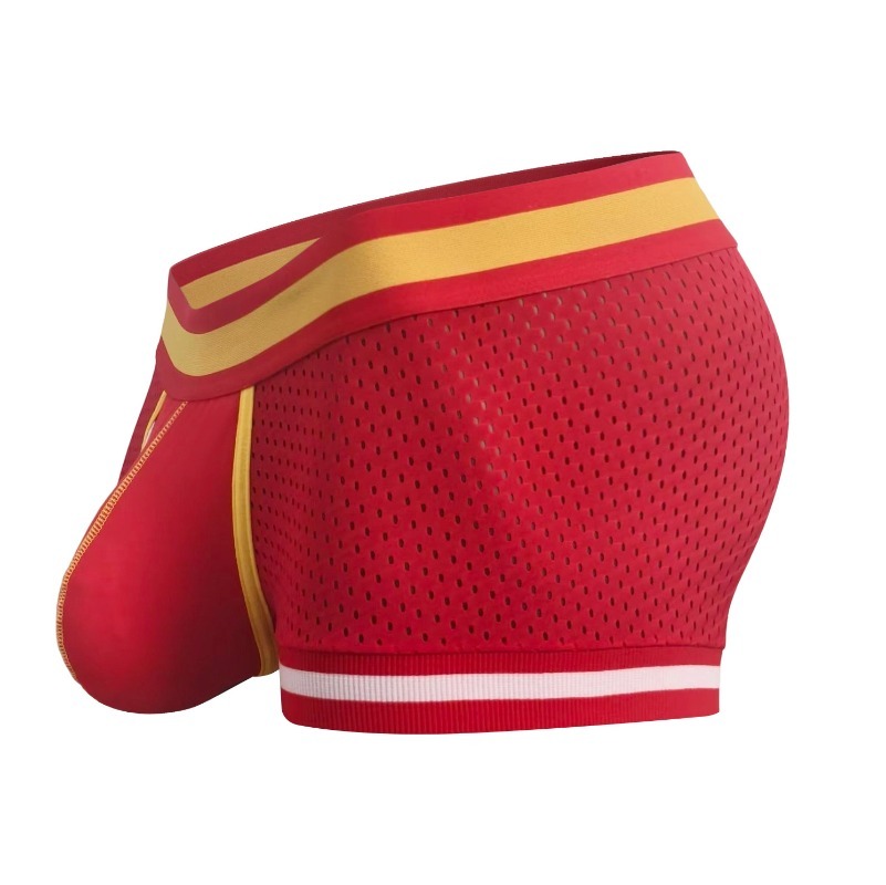 남성용 메쉬 통기성 사각 팬티 U자형 볼록 파우치 지지 - Mesh Sport Boxer 리뷰 및 가격