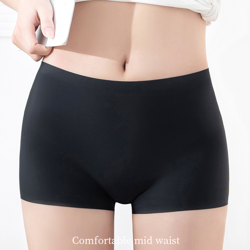 안전 바지 중반 허리 여성용 반바지 스커트 아래 얼음  - Boxer Brief Pack Cotton 리뷰 및 가격