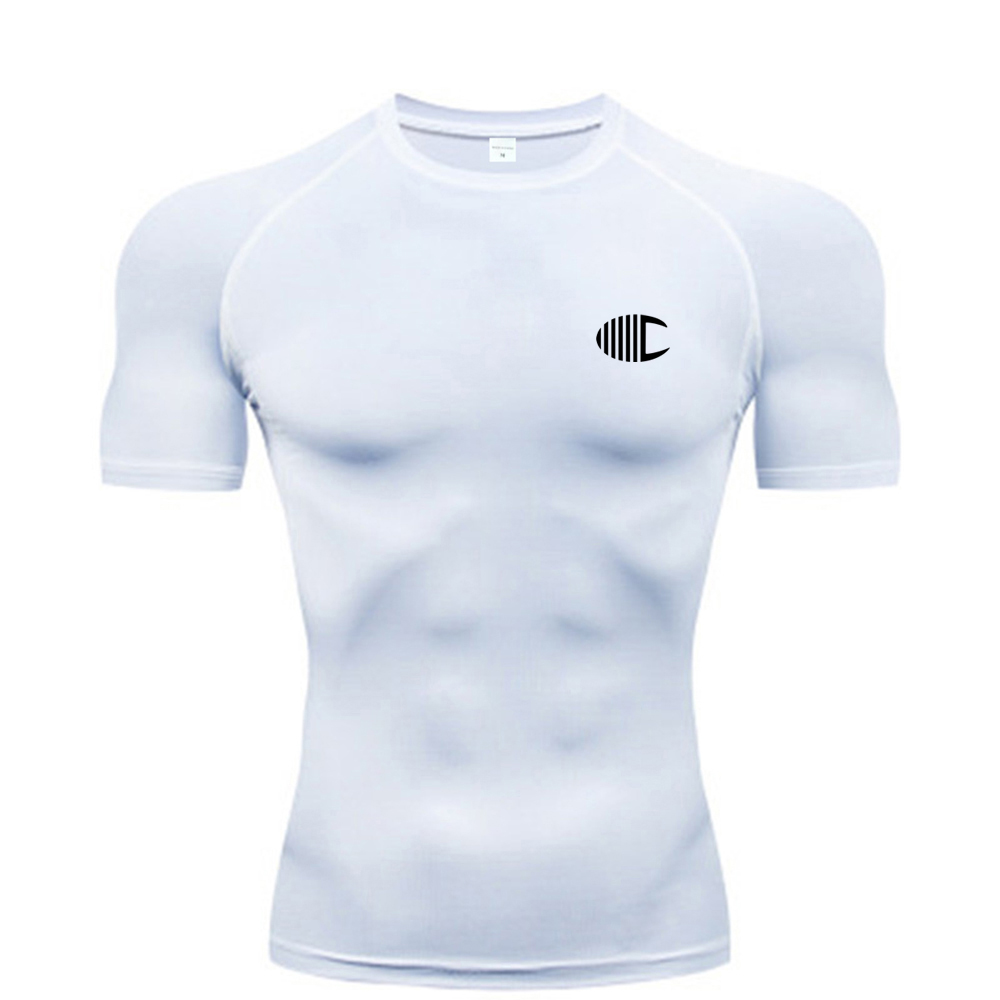 프린트 남성용 타이트 티셔츠 러닝 컴프레션 컴프레션 티 - T Shirt Tight Fit 리뷰 및 가격