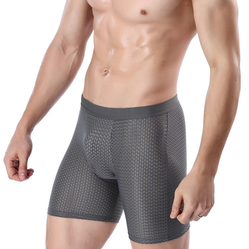 4 팩 남성 반바지 아이스 실크 컴포트 통기성 속옷 메 - Multi Pack Underwear 리뷰 및 가격