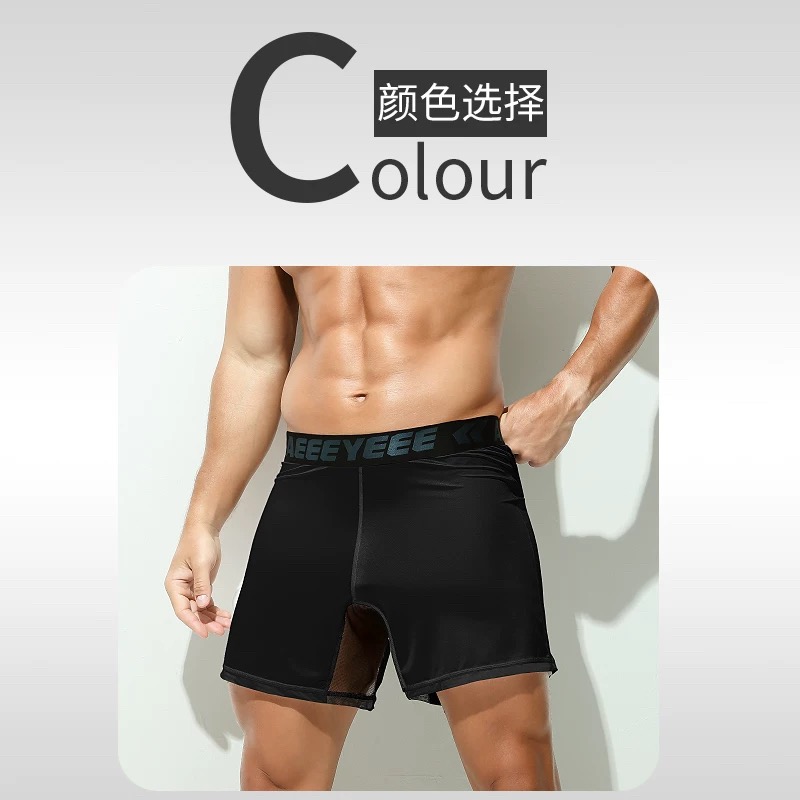 남성 속옷 그레이 박서 초박형 아이스 실크 로우 웨이스 - Mesh Sport Boxer 리뷰 및 가격