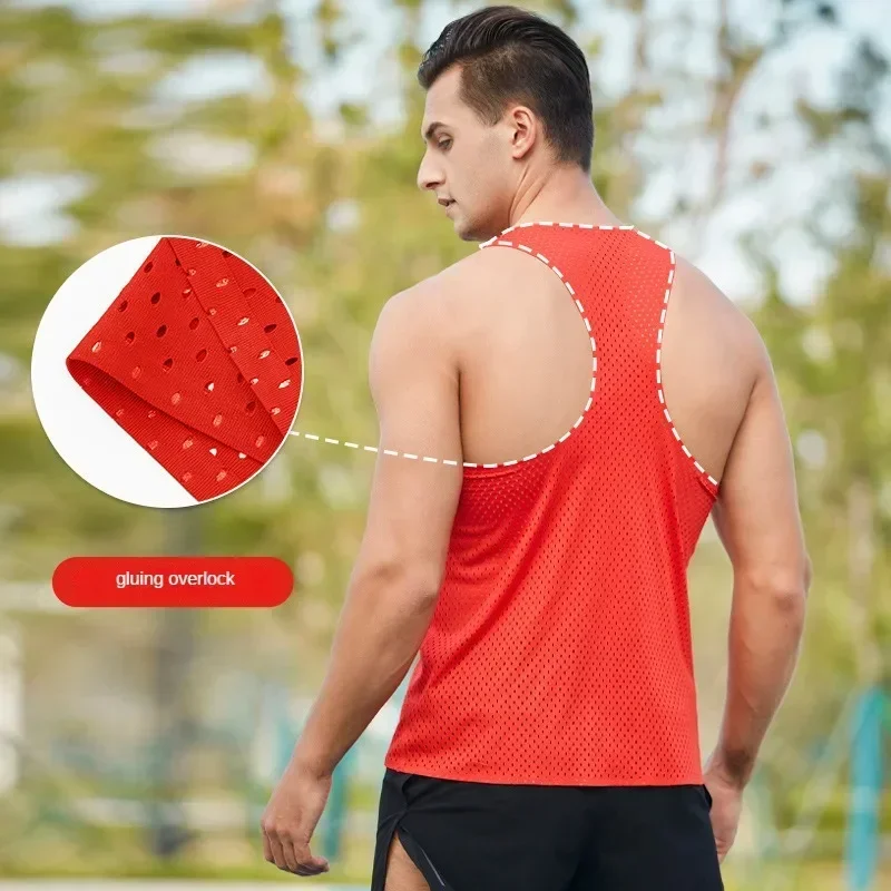 남성 러닝 탱크 탑 민소매 싱글 메쉬 탱크 탑 남성 피 - Sleeveless Undershirt 리뷰 및 가격