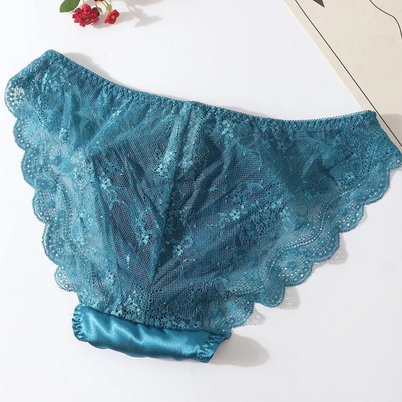 섹시한 남성용 레이스 시스루 새틴 보우 볼록 파우치 시 - Pouch Boxer Pouch 리뷰 및 가격