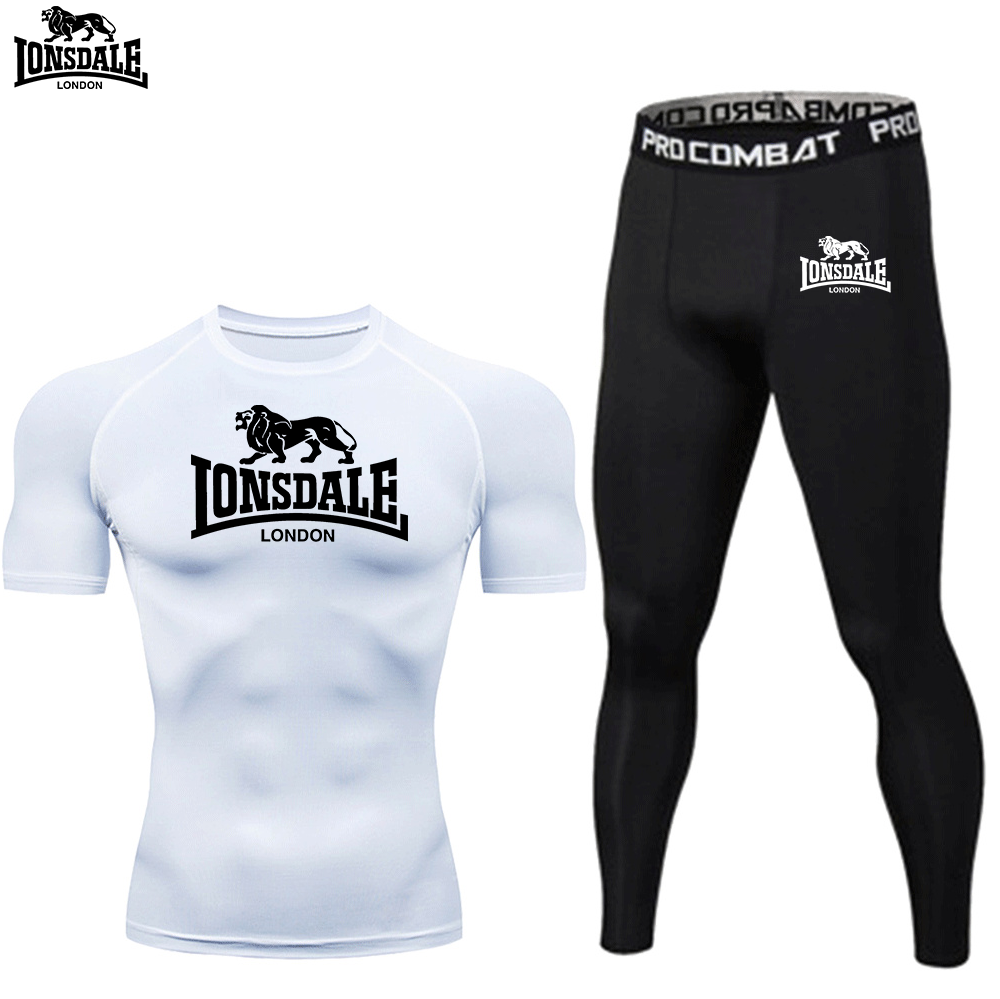 LONSDALE 그래픽 프린트 긴 소매 세트 남성 압축 - Compression Long Pant 리뷰 및 가격