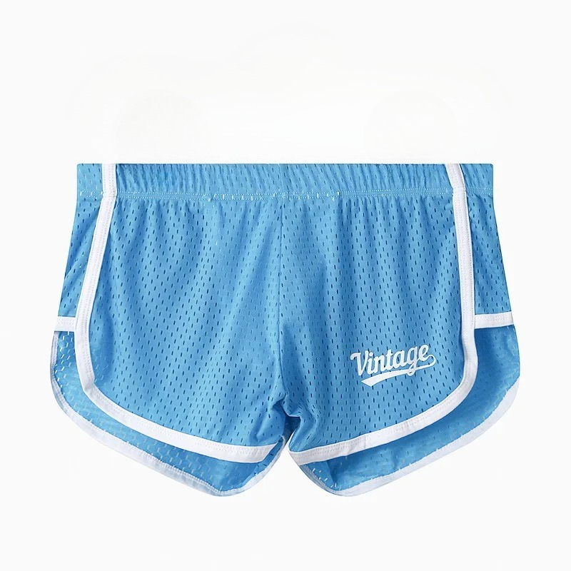 남성용 메쉬 라운지 반바지 빈티지 프린트 화이트 트림  - Mesh Sport Boxer 리뷰 및 가격
