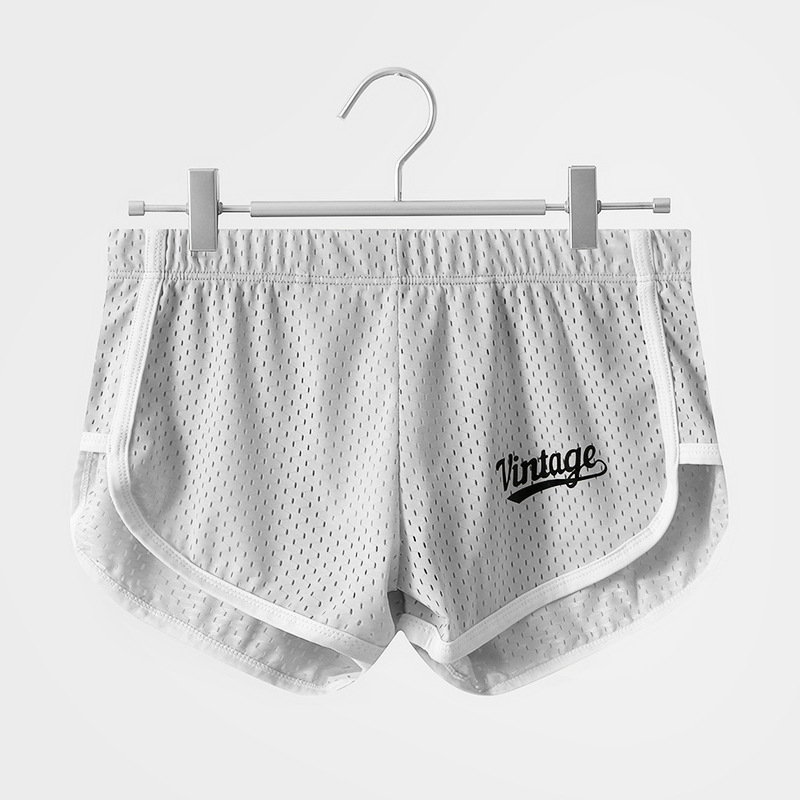 남성용 메쉬 라운지 반바지 빈티지 프린트 화이트 트림  - Mesh Sport Boxer 리뷰 및 가격