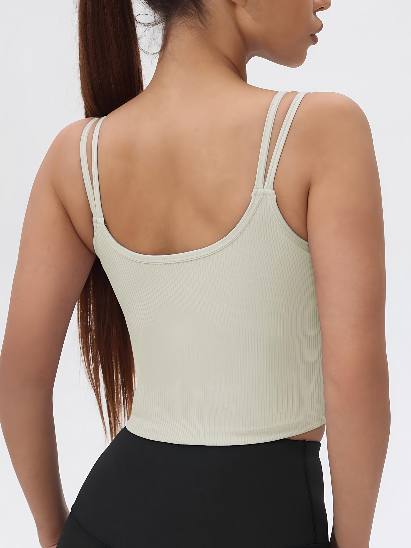 Fitfemme 여성용 골지 민소매 크롭 스포츠 탱크탑 - Tank Top Ribbed 리뷰 및 가격